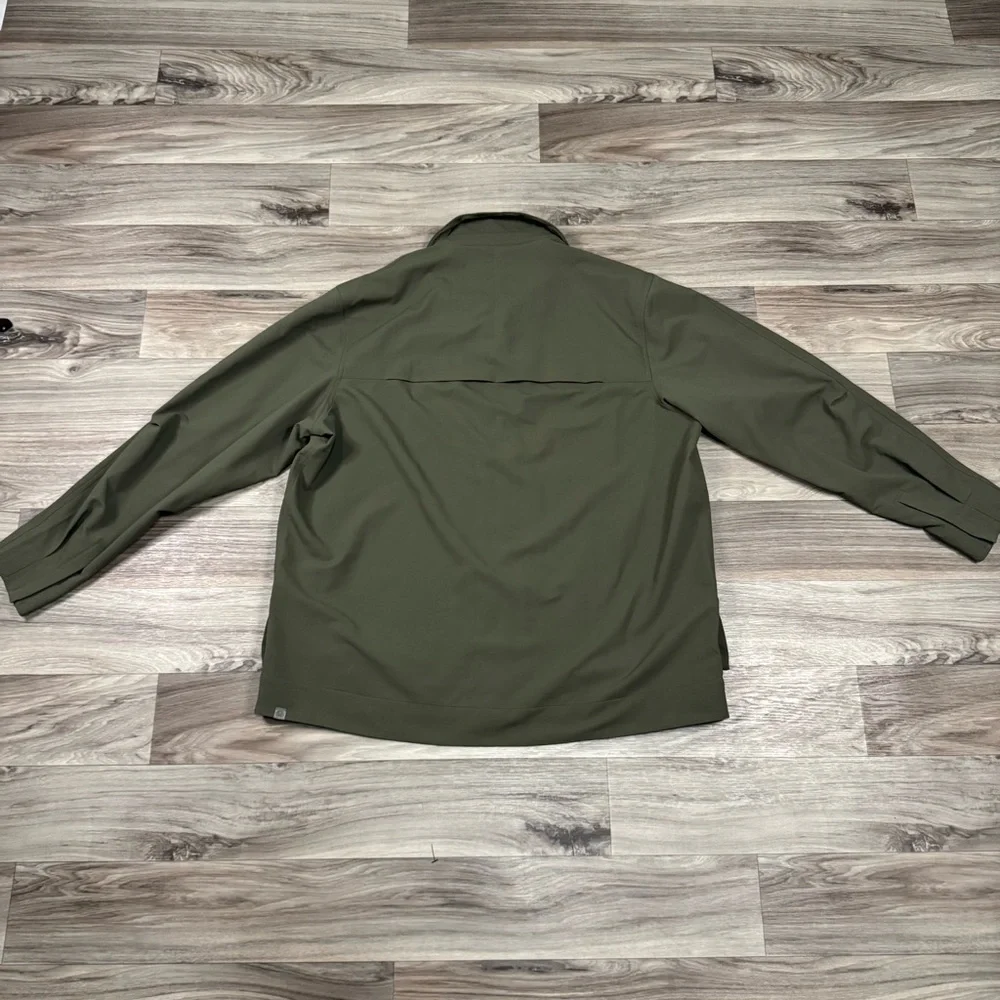 Lululemon Men's Cargo Pocket Shirt Jacker in Olive Size XXL
